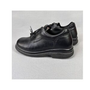 Red Wing 8618‎ Shoes Black Leather Oxford Safety Work Shoes Mens Size 9 D SD